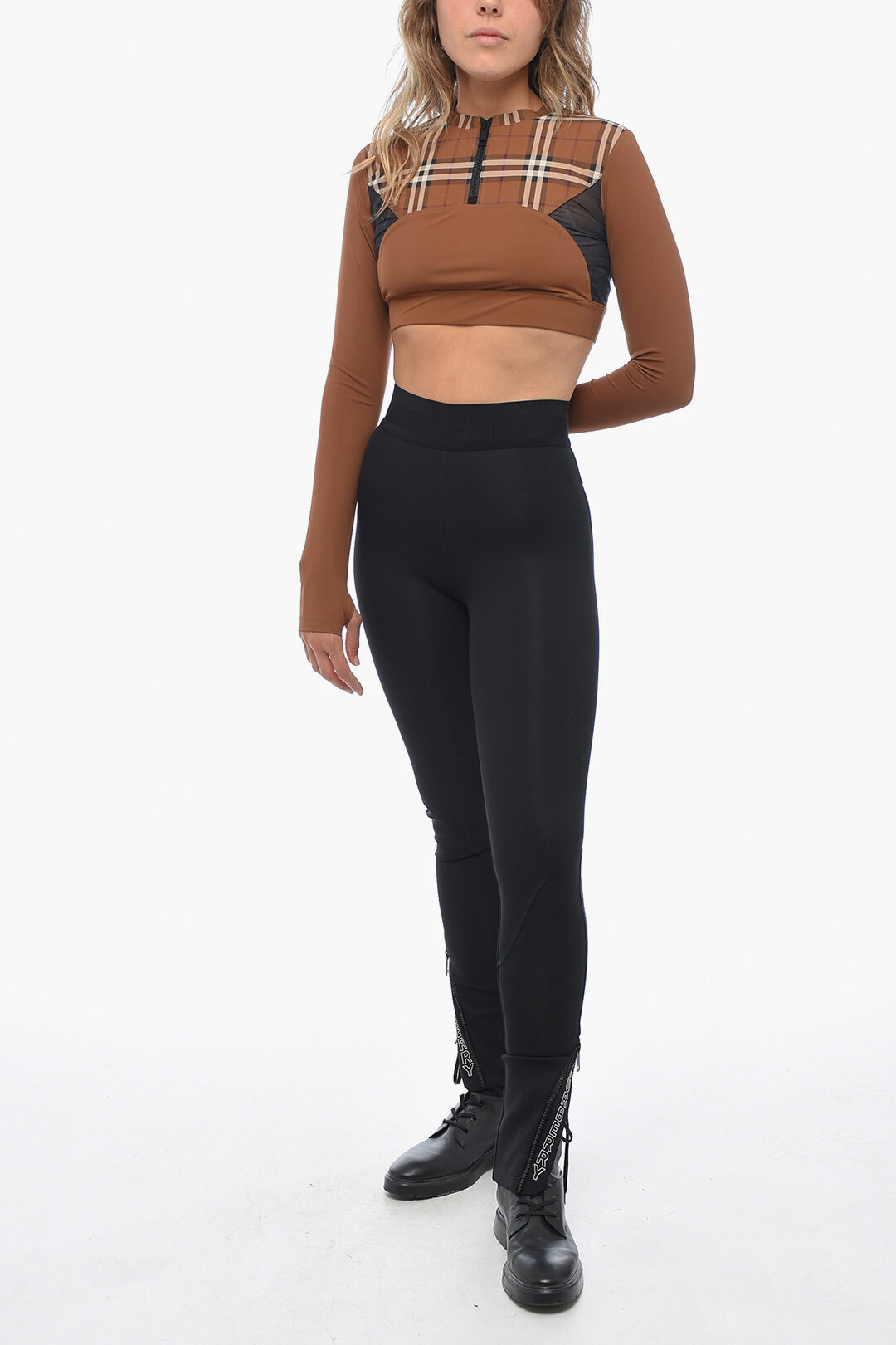 Burberry crop top and leggings hotsell