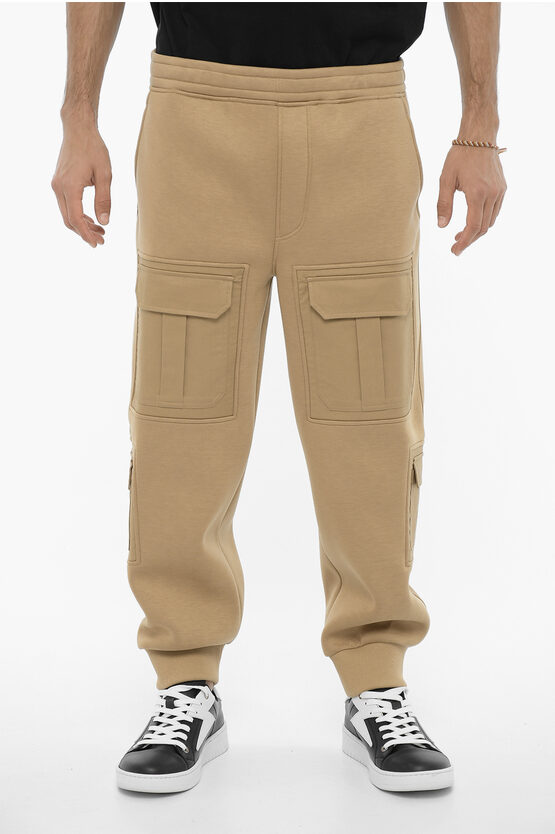 Neil Barrett Neoprene Loose Fit Fireman Cargo Joggers