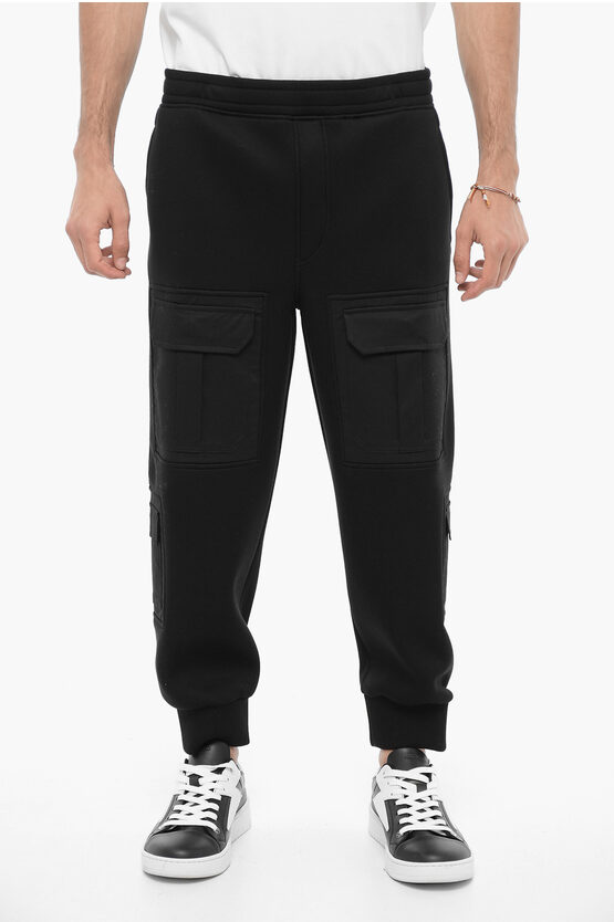 Neil Barrett Neoprene Loose Fit Fireman Cargo Joggers