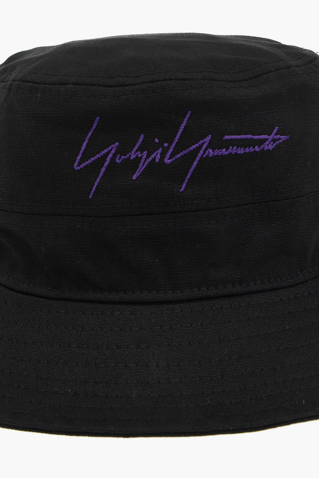 Yohji Yamamoto NEW ERA Cotton Bucket Hat with Logo