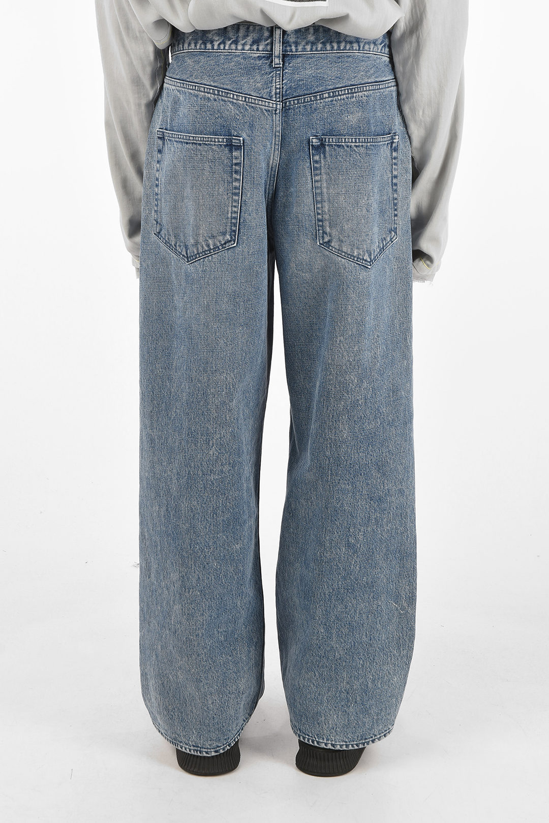 NICK FOUQUET 28cm double pleat wide jeans