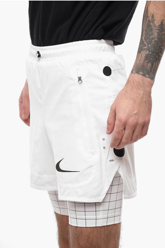 Off-White NIKE X OFF-WHITE Double-layered Shorts with