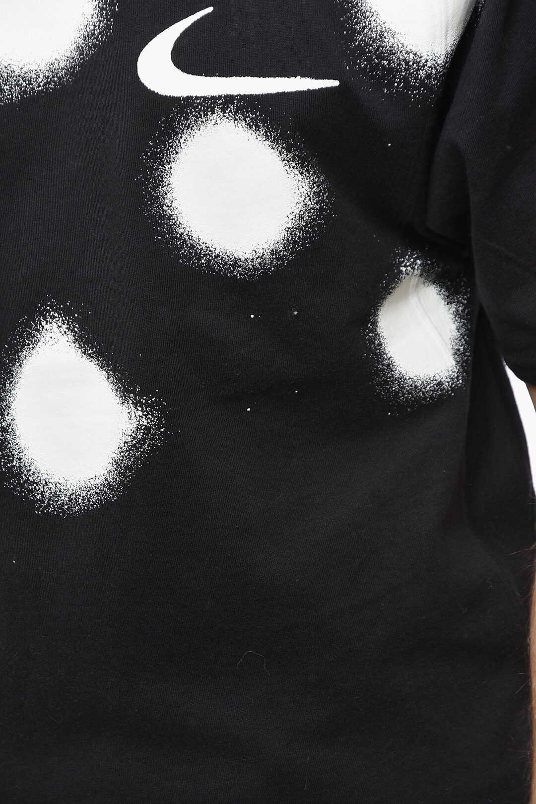 NIKE X OFF-WHITE Spray Printed Effect Crew-Neck T-shirt