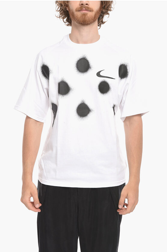 Off-White NIKE X OFF-WHITE Spray Printed Effect Crew-Neck T