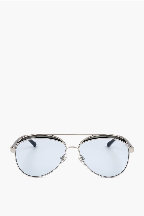 Linda Farrow No 21 Aviator Sunglasses With Metal Frame