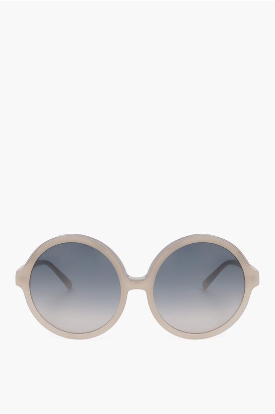 Linda Farrow No 21 Round Sunglasses With Gradient Lenses