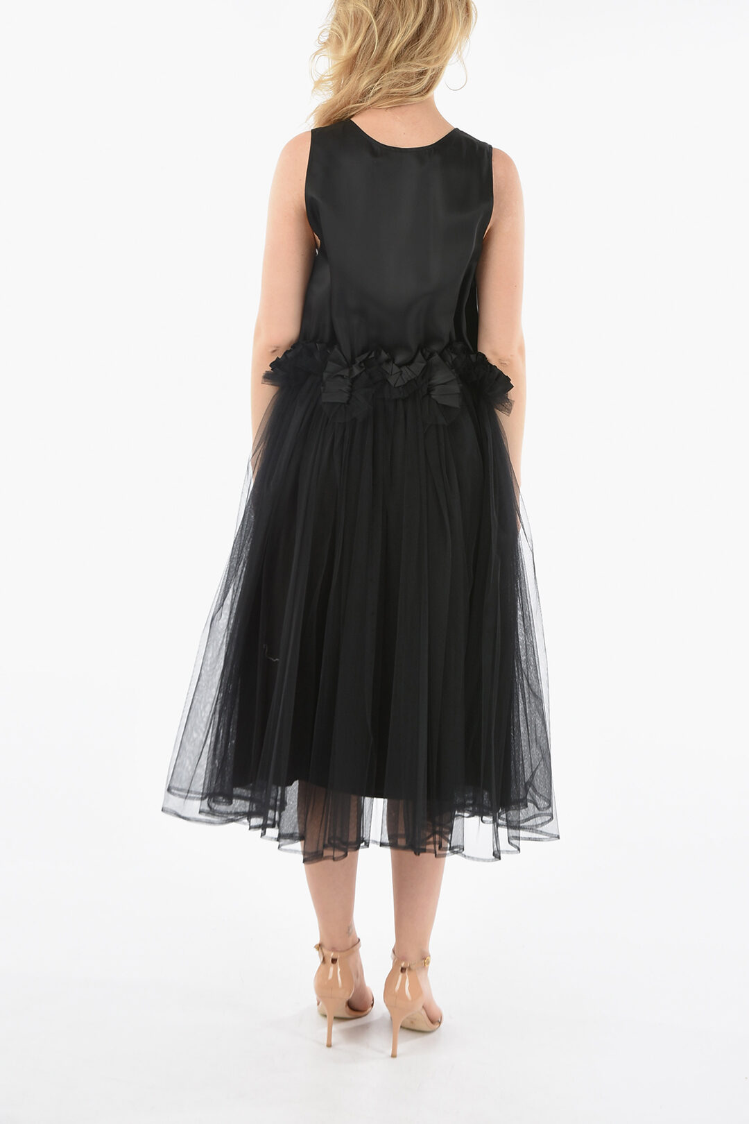 Comme Des Garçons NOIR KEI NINOMIYA Sleeveless Tulle Dress with