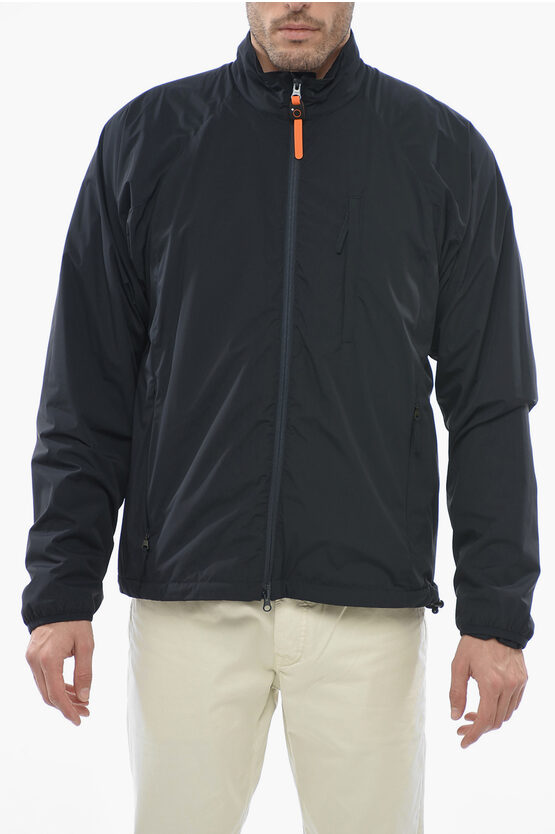 Aspesi Nord Multipocketed Outside Padded Jacket With Front Zip In Black