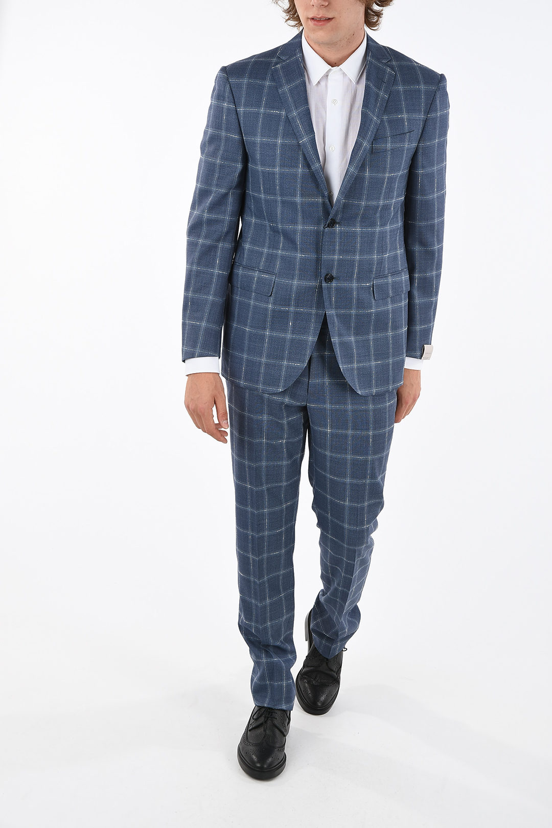 windowpane pattern suit