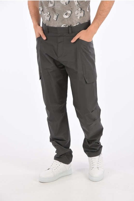 Dior Nylon and cotton cargo pants men 