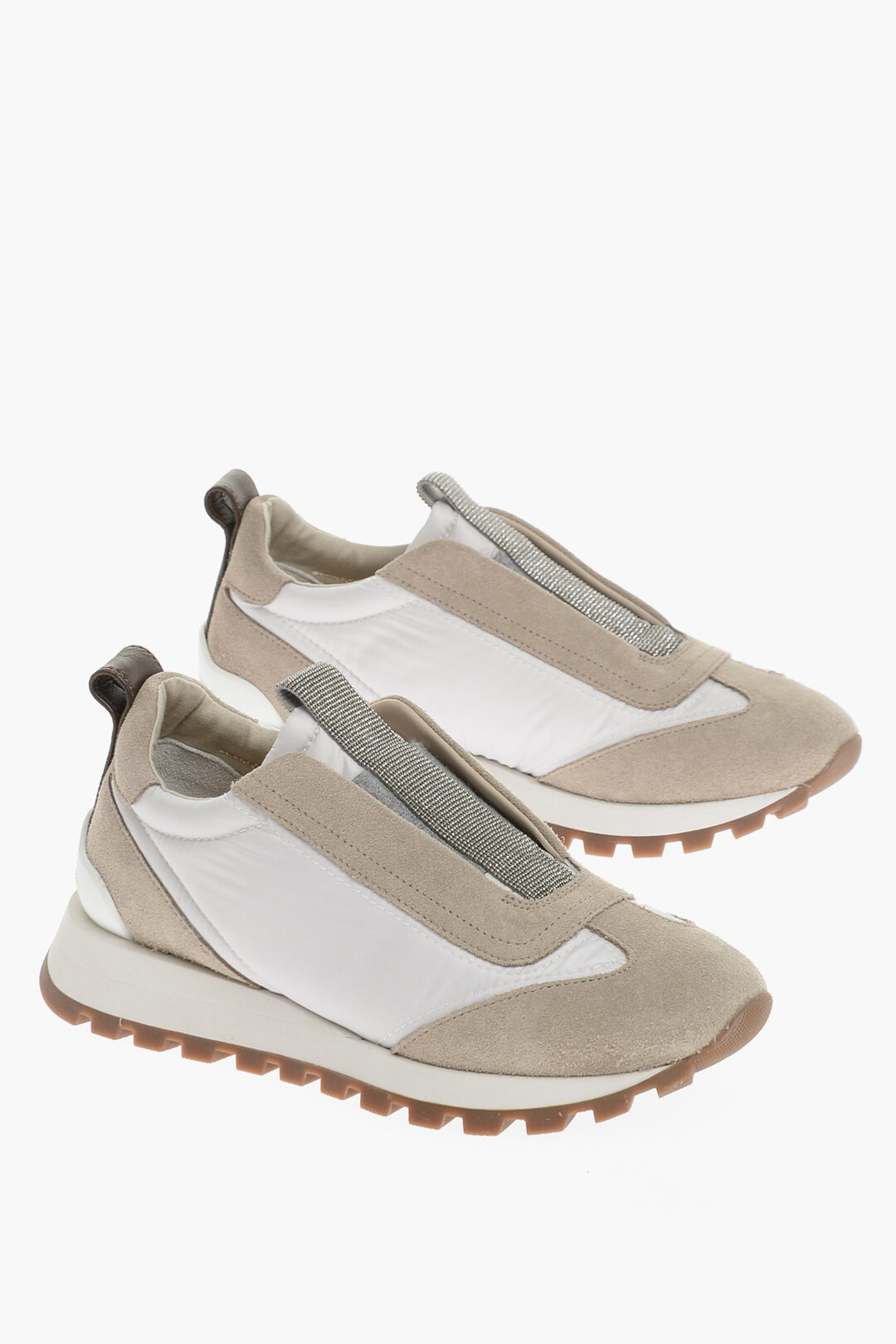 ☆シンプル 上品☆ Brunello Cucinelli Slip-on Sneakers Brunello Cucinelli Suede slip-on sneakers Brunello Cucinelli