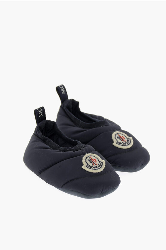 Shop Moncler Nylon Ballet Flat