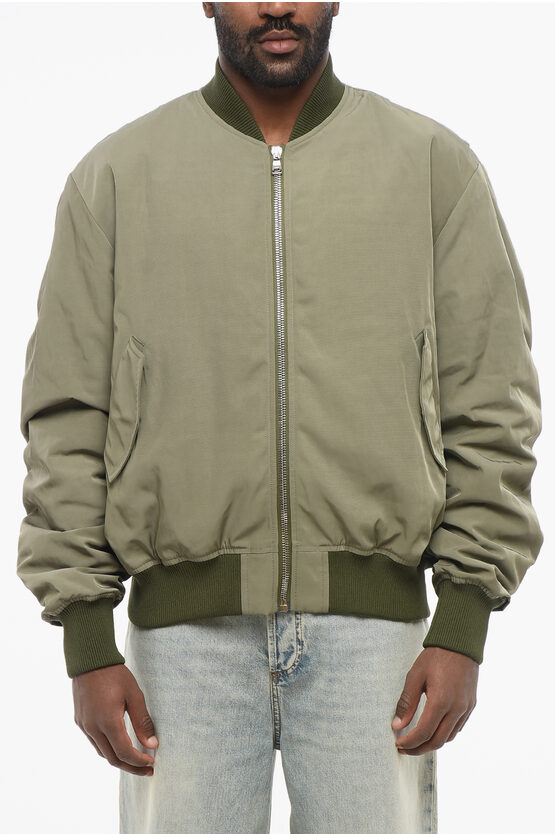 1989 Studio Nylon Bomber Jacket With Back Embossed Logo