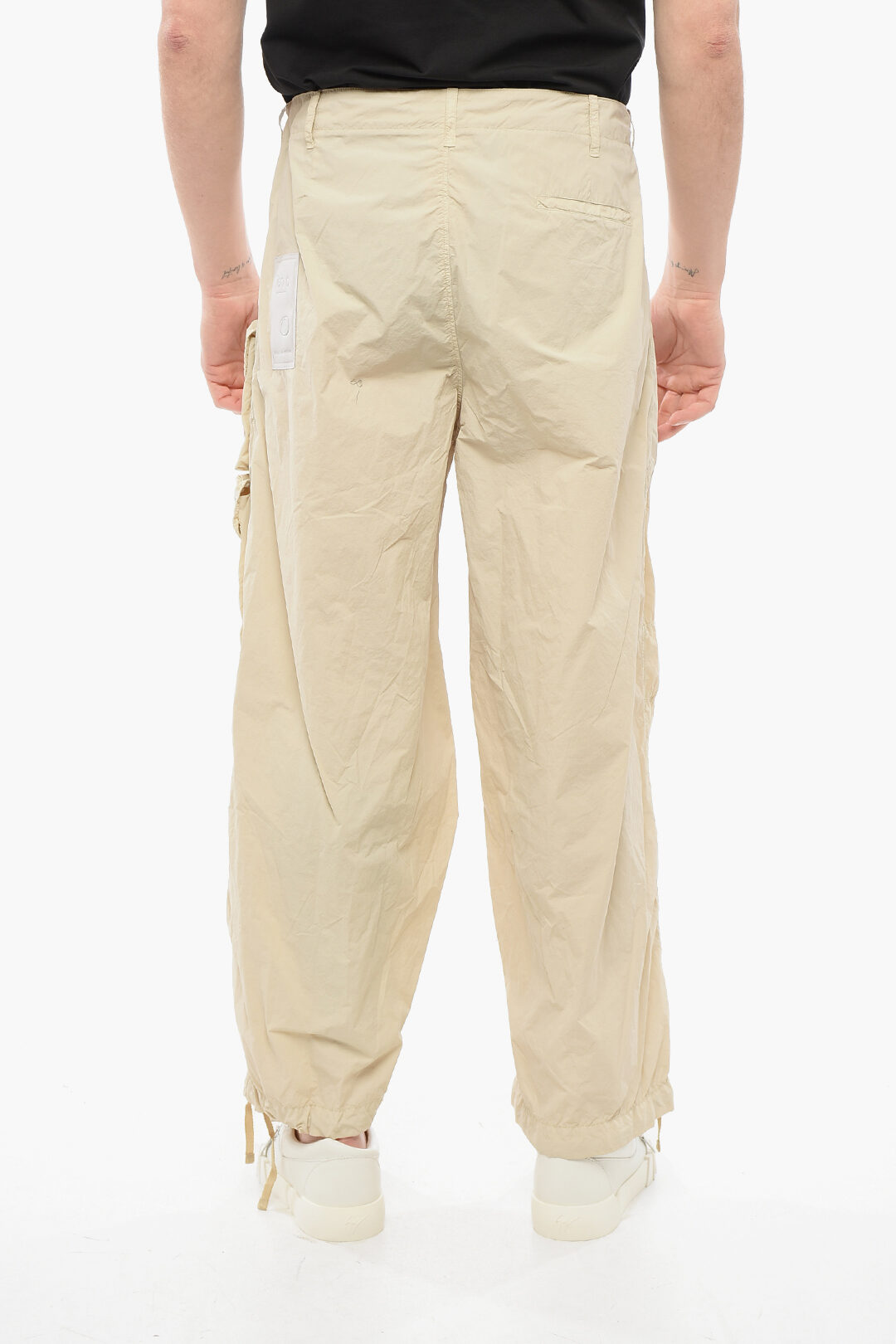 mame★Cotton Nylon Tucked Cargo Trousers mame - 今季mame Cotton Nylon Tucked CargoTrousersの通販 by