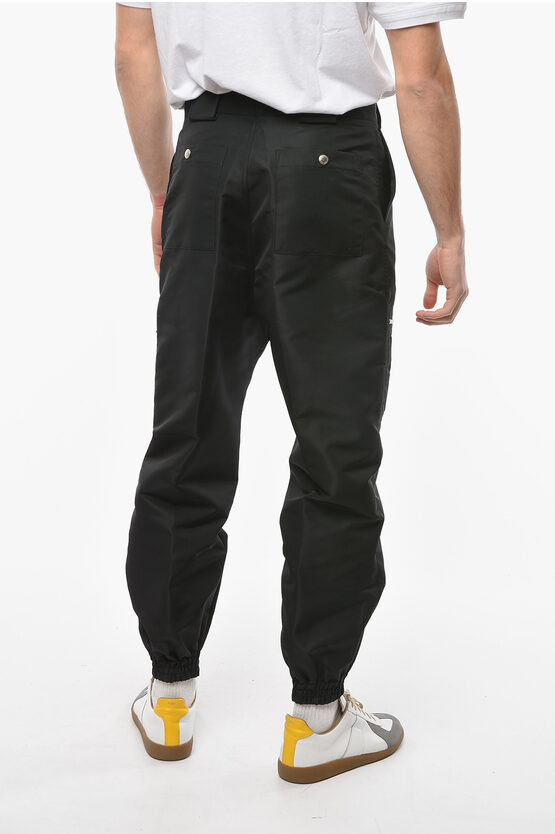 Alexander McQueen Nylon Cargo Pants with Cuffed Hems men - Glamood