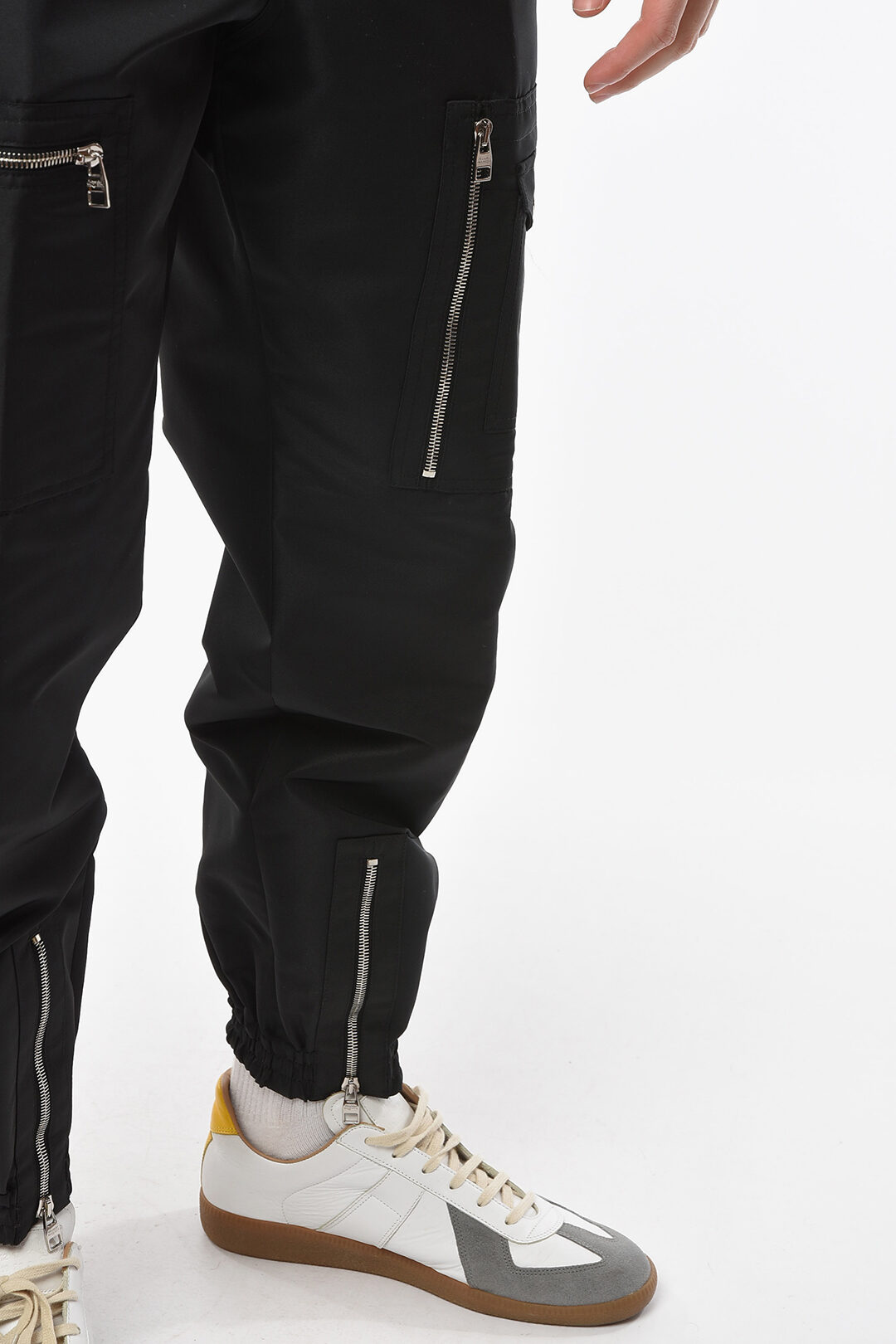 Alexander McQueen Nylon Cargo Pants with Cuffed Hems men - Glamood Outlet