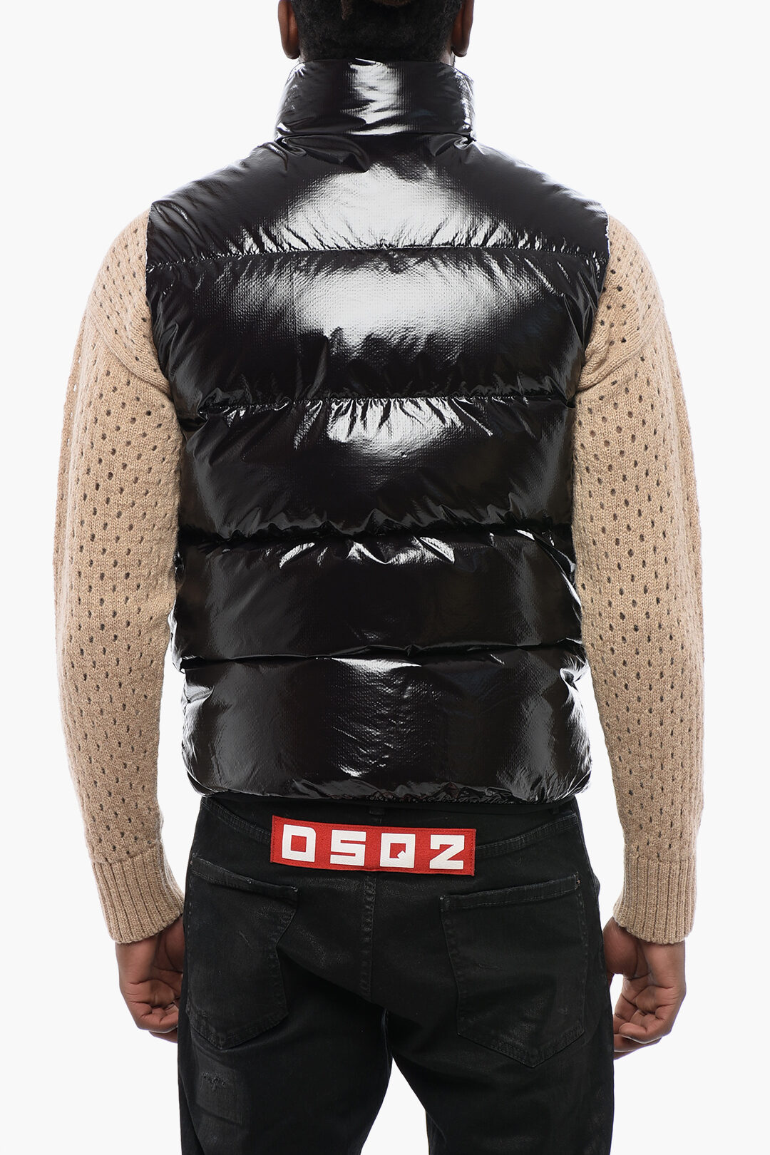 Dsquared2 Nylon Down Vest Jacket with Logo men - Glamood Outlet
