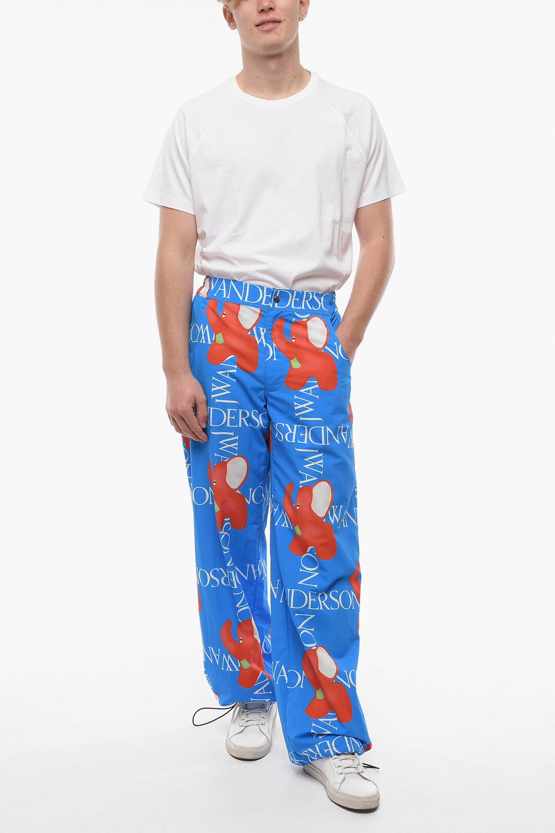 パンツ J. W. Anderson Drawstring Waist Trousers JW Anderson tapered-leg Track Pants | Neutrals | FARFETCH