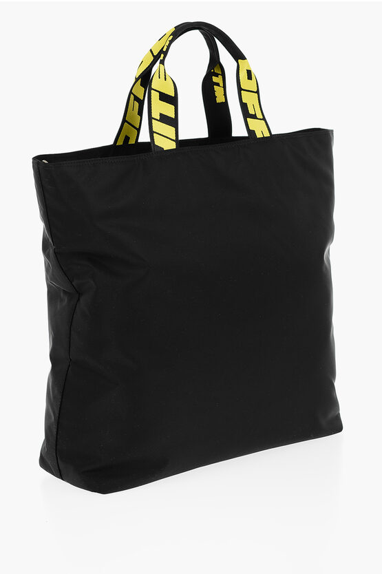 Nylon HARDCORE Tote Bag with Logoed Handles