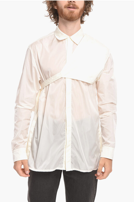 Ambush Nylon Harness Shirt With Removable Detail In White