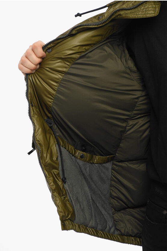 Woolrich Nylon HI-LOFT MAFFLE Down Jacket with Hood men - Glamood Outlet