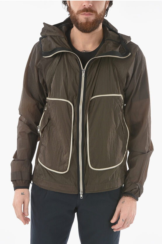 Arnar Mar Jonsson Nylon Hoodie Windbreaker men - Glamood Outlet