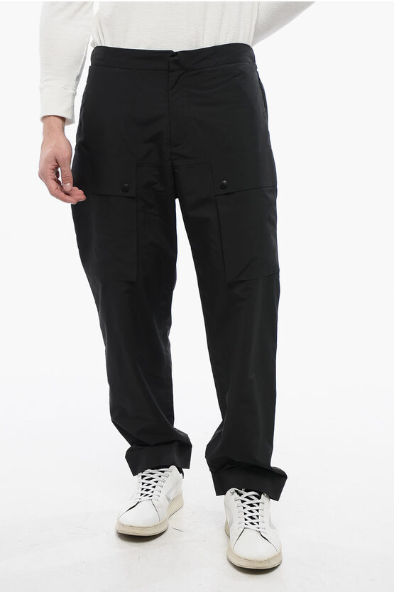 Balmain Nylon Joggers With Side Zip