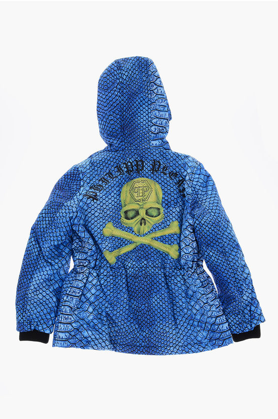 Philipp Plein nylon JORG outerwear jacket with hood boys Glamood