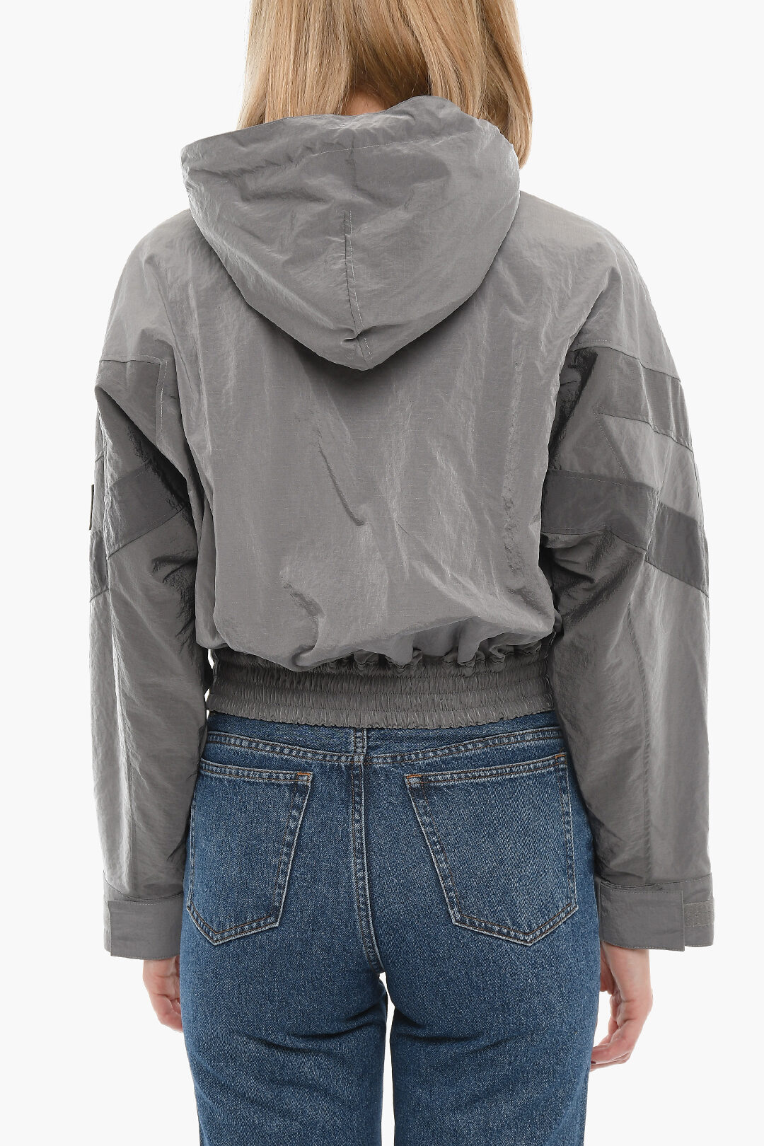Adidas Nylon Loose Fit Anorak Jacket with Hood women - Glamood Outlet