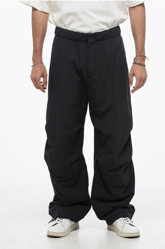 STUDIO NICHOLSON NYLON PADDED PANTS WITH DRAWSTRING WAIST