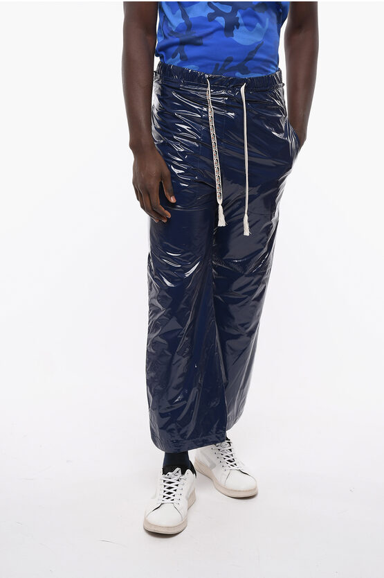 Shop Etro Nylon Padded Pants With Elastic Waistband