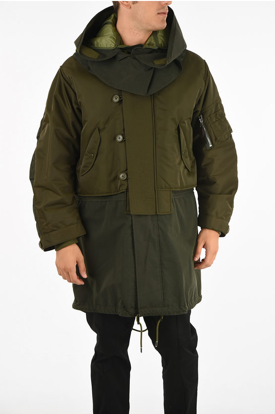 Burberry Nylon Parka with Detachable Vest men Glamood Outlet