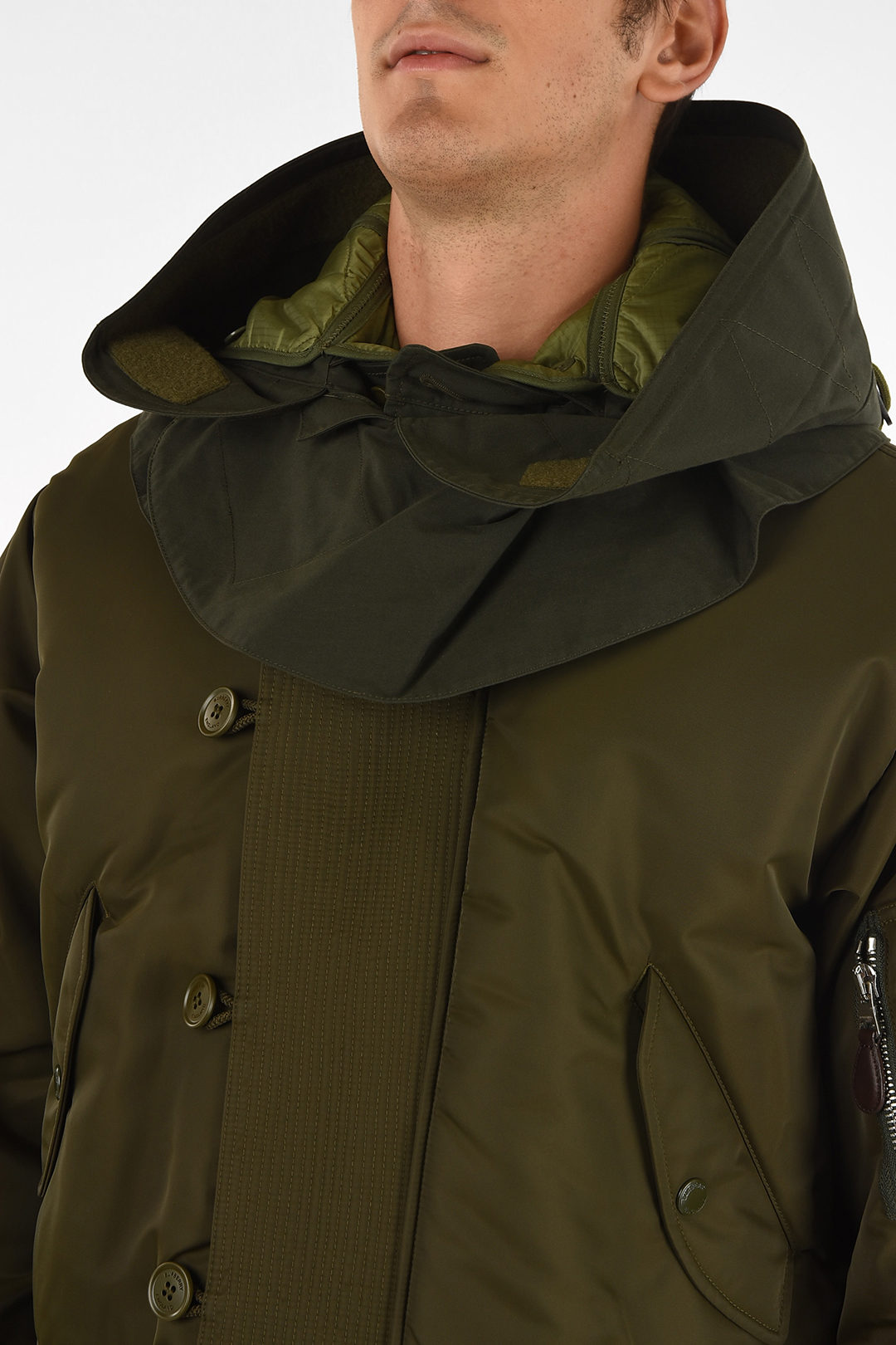 Burberry Nylon Parka with Detachable Vest men - Glamood Outlet
