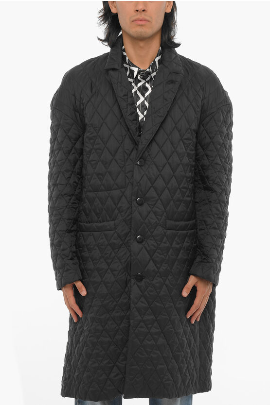 Shop Random Identities Nylon Quilted Coat