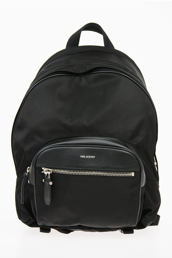Shop Neil Barrett Nylon Solid Classic Backpack