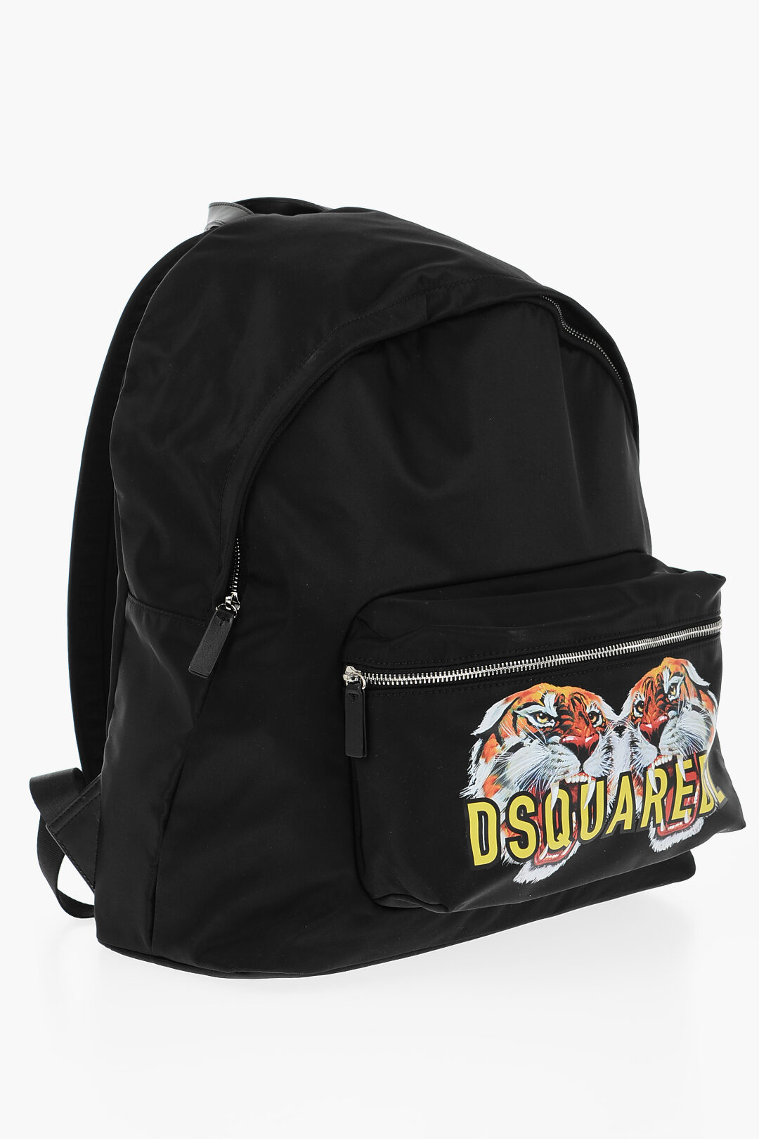 Dsquared2 Nylon TIGER Backpack with Printed Pocket men