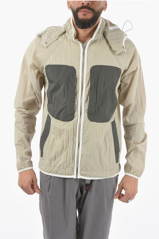 Arnar Mar Jonsson Nylon Windbreaker Jacket with Detachable Hood men