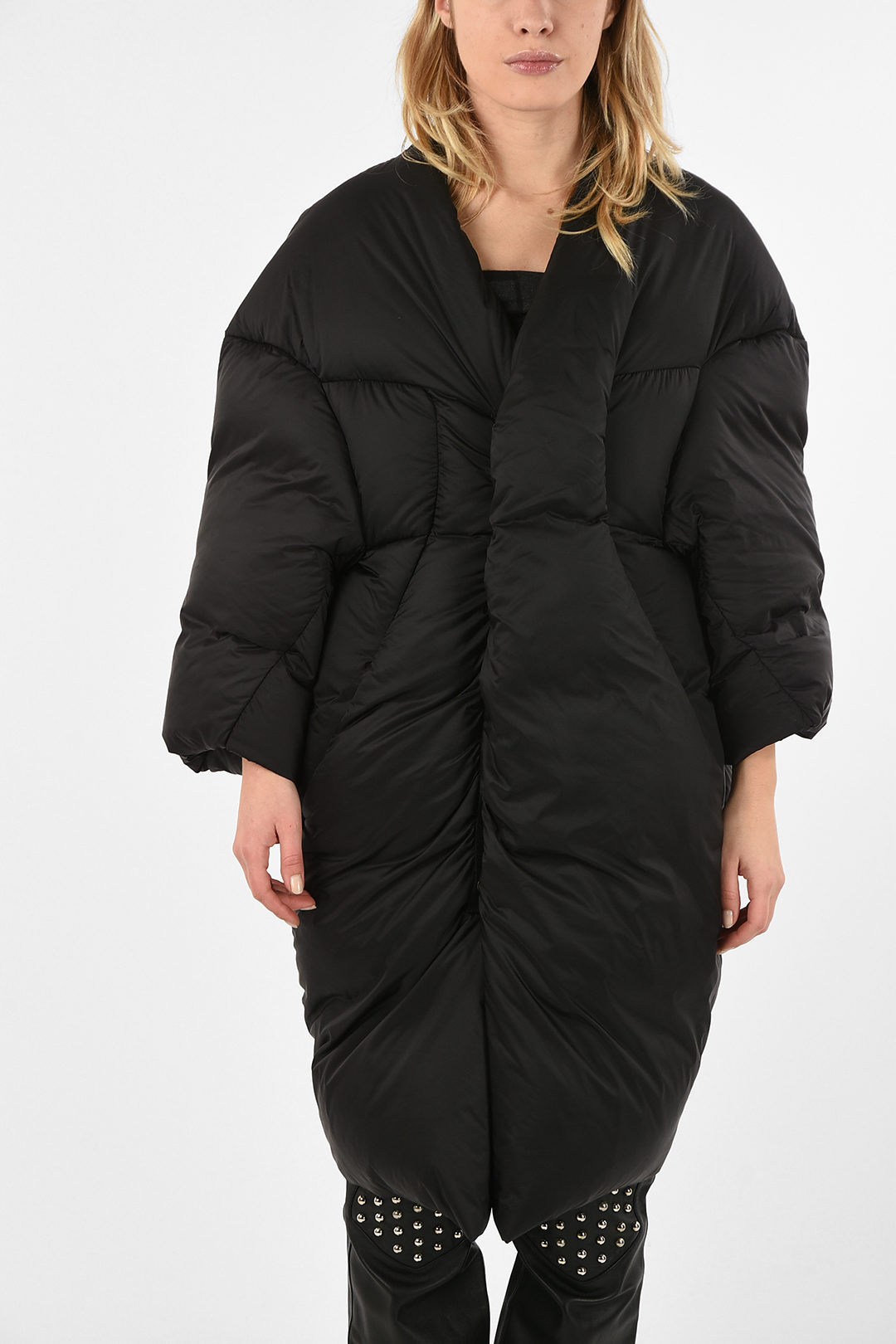 Rick Owens Nylon ¾ Sleeve CJ COAT Down Jacket women - Glamood Outlet