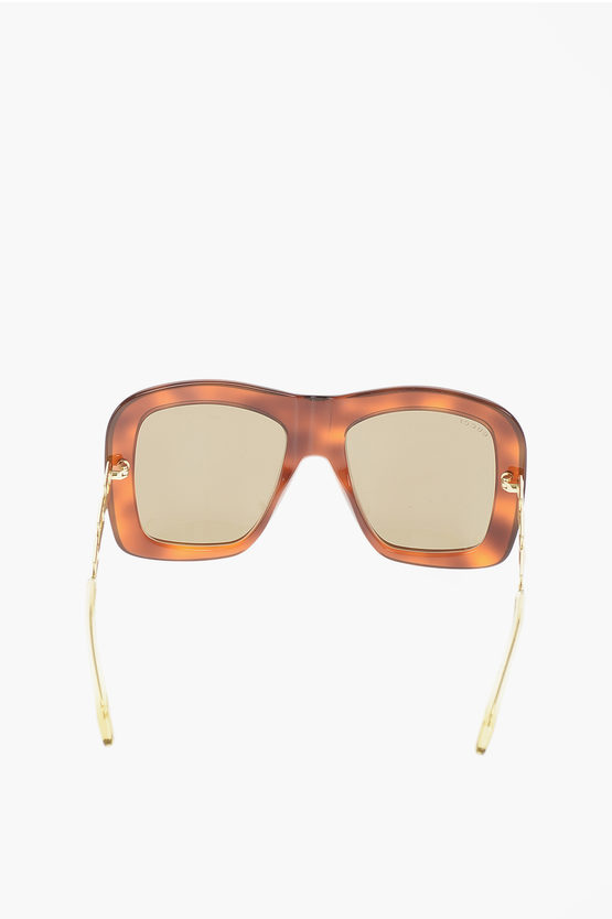 Gucci occhiali da sole oversized con montatura tartarugata donna - Glamood  Outlet