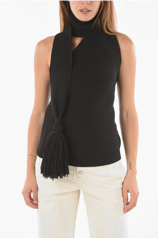 Bottega Veneta Knitted One-shoulder Top