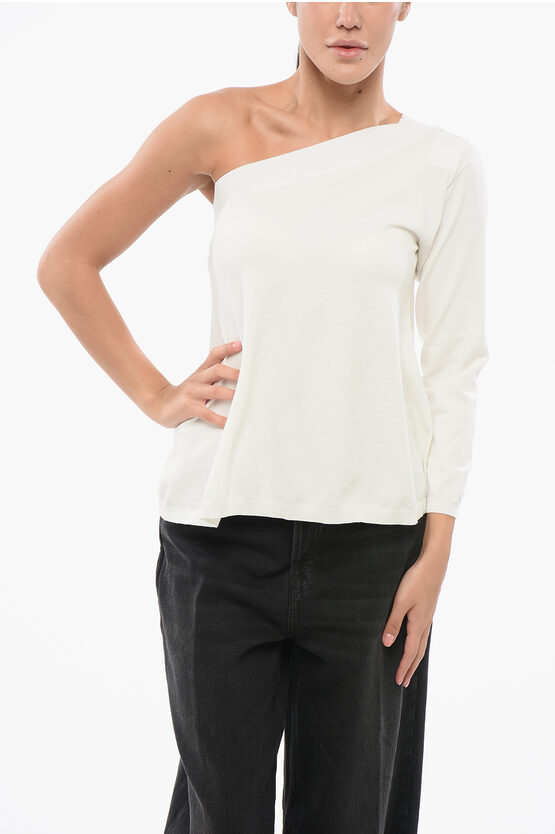 Archiviob One-shoulder Sweater With Flared Hem