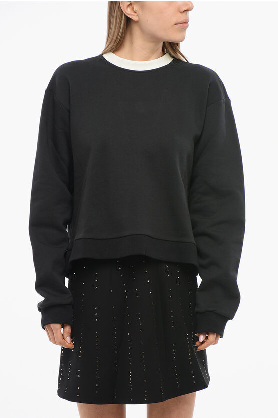 Viktor & Rolf Open Back Bow & Slit Sweatshirt