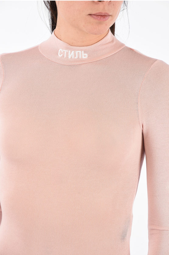 Heron Preston Open Back Turtleneck Bodysuit 여성 Glamood Outlet