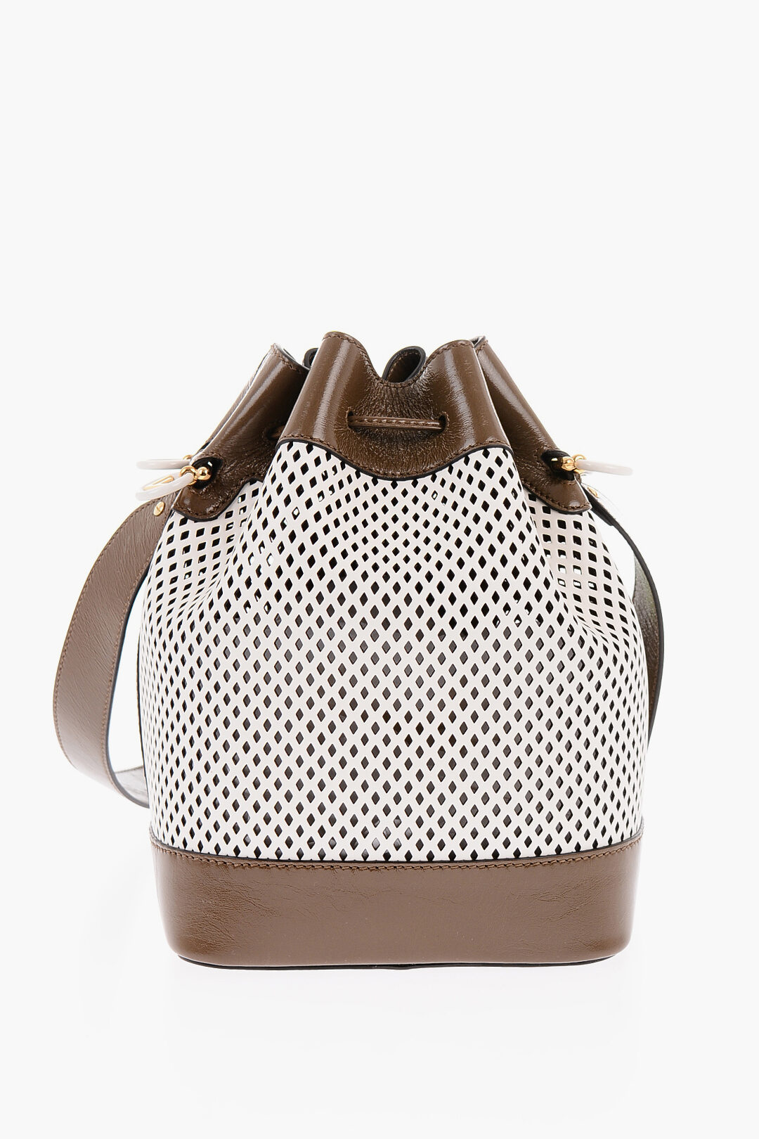 Fendi Openwork Leather MON TRESOR Bucket Bag women - Glamood Outlet