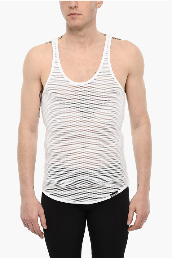 Dsquared2 Openwork Underwear Tank Top