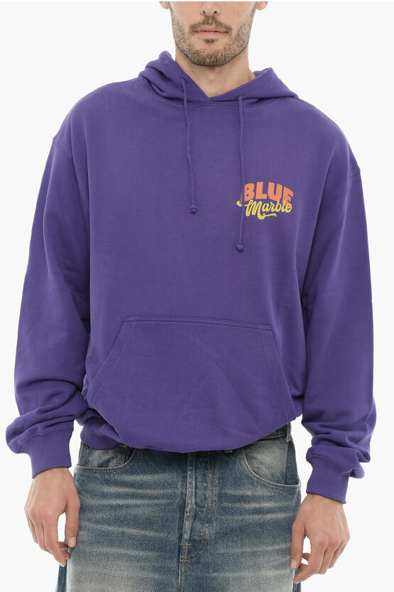 Shop Bluemarble Organic Cotton Hoodie With Logo