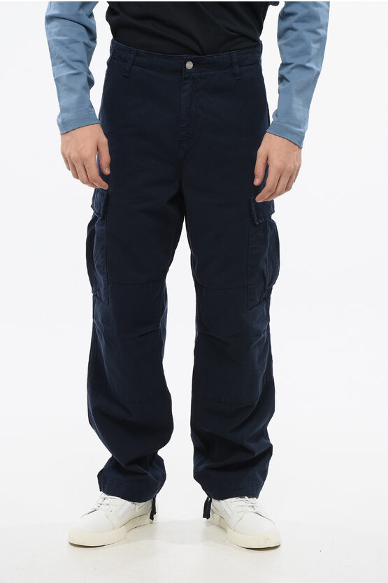 Carhartt Organic Cotton Regular Fit Moraga Cargo Pants In Blue