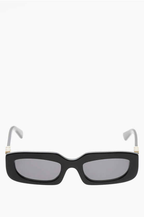 Off-white Oval-shaped Renton Sunglasses With Golden-effect Monogram