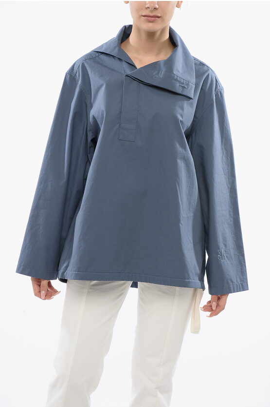 Jil Sander Over Shirt With Button-down Neck