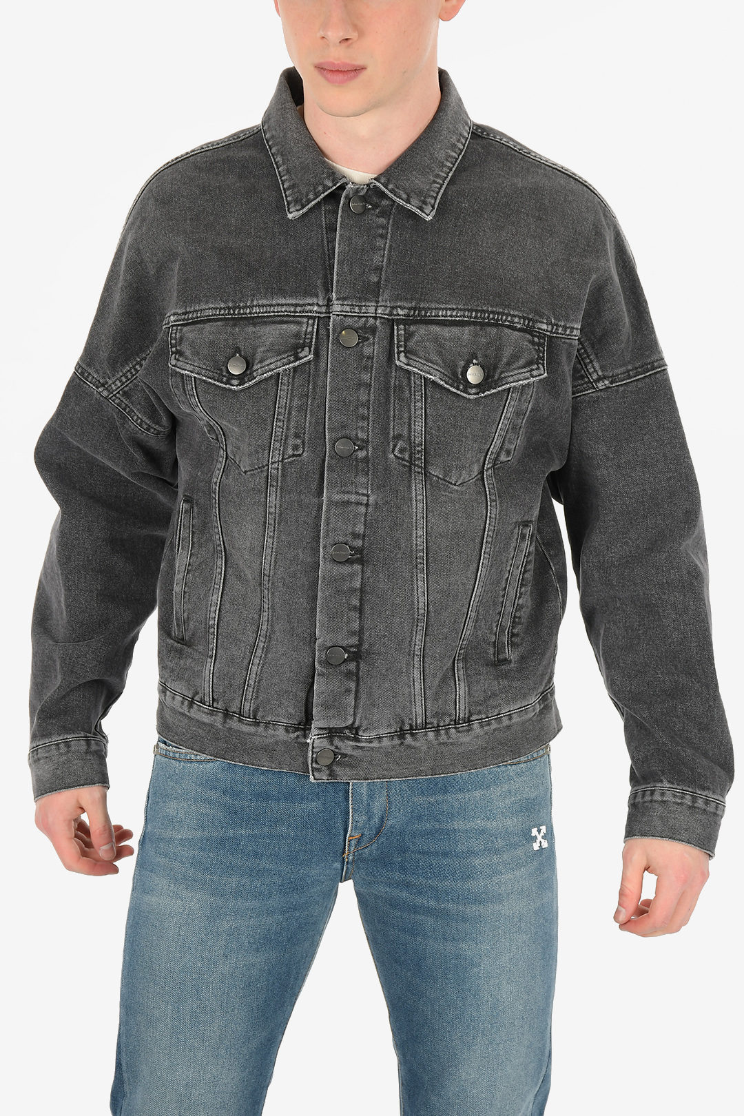 Palm Angels Oversize Denim Jacket men - Glamood Outlet